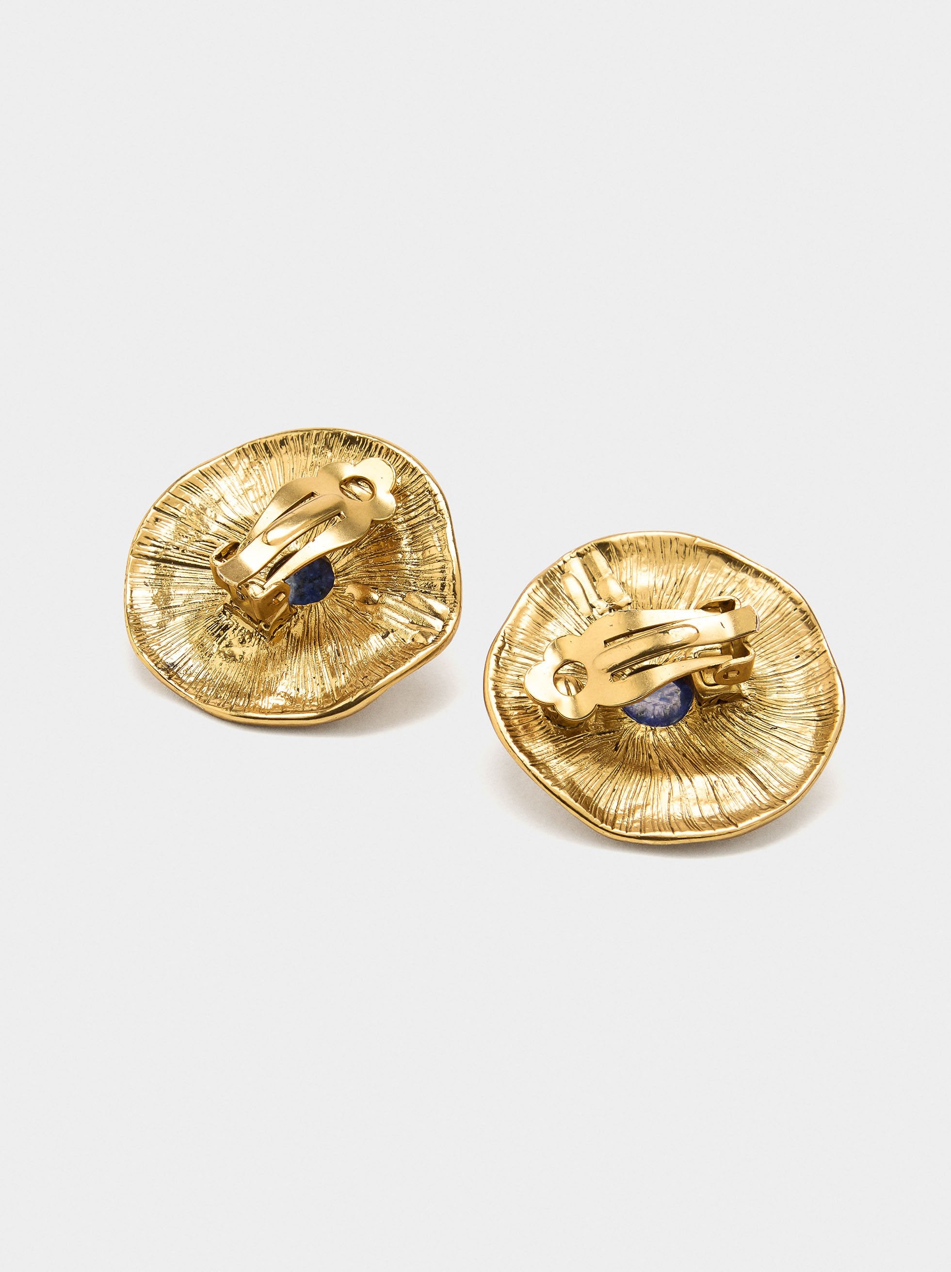Pendientes Redondos Con Piedras