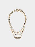 Set De Collares Con Cuentas De Piedras