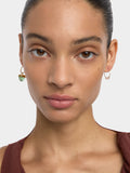 Set De Pendientes Con Piedras Asimétricas