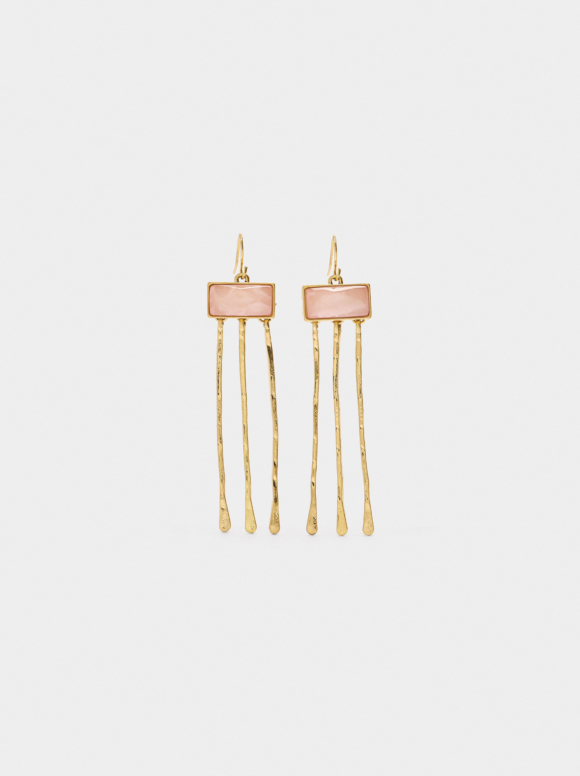 Pendientes Barras Con Piedra
