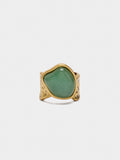 Anillo Irregular Con Piedra