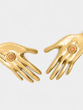 Pendientes Mano Con Esfera