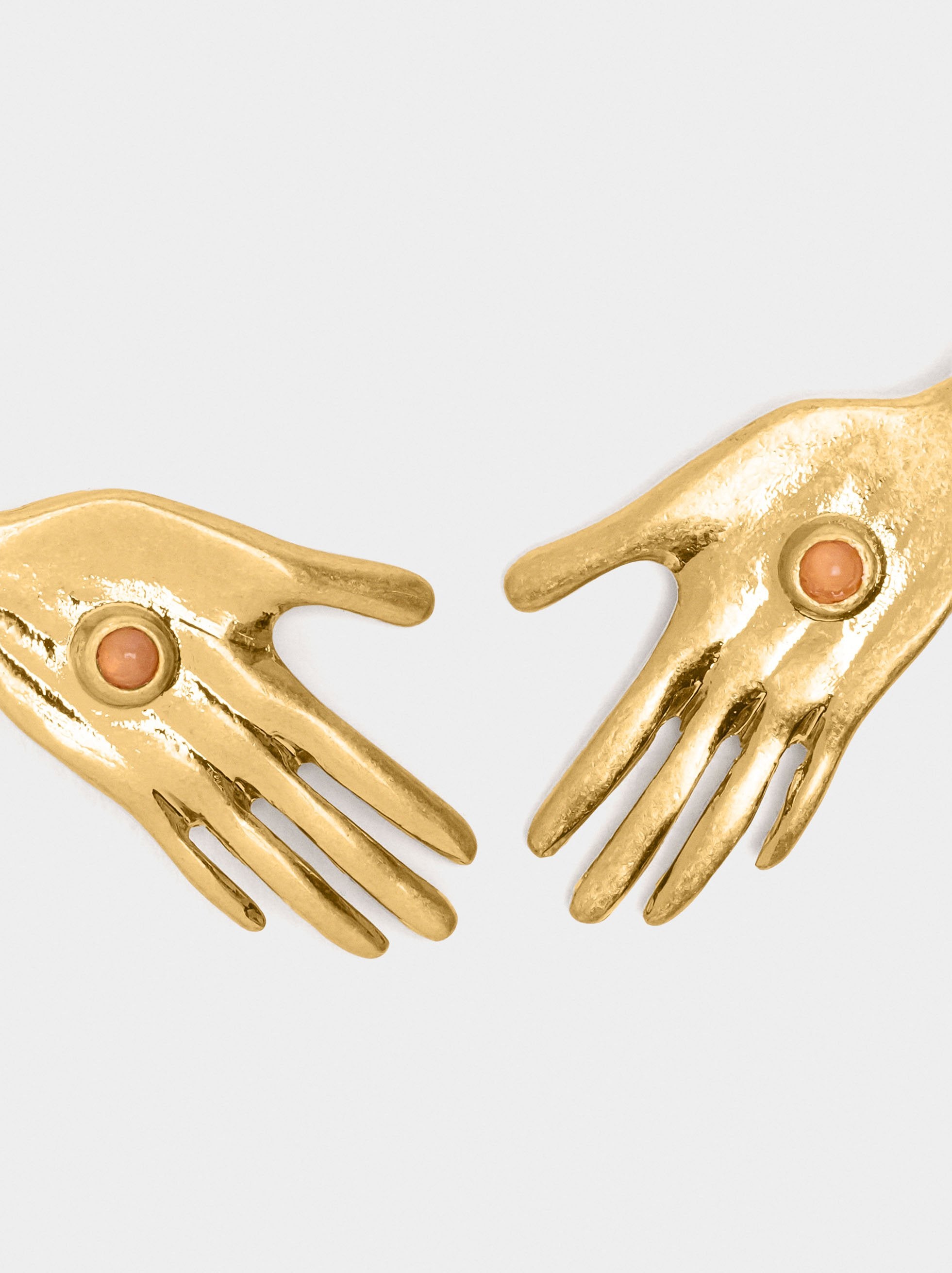Pendientes Mano Con Esfera