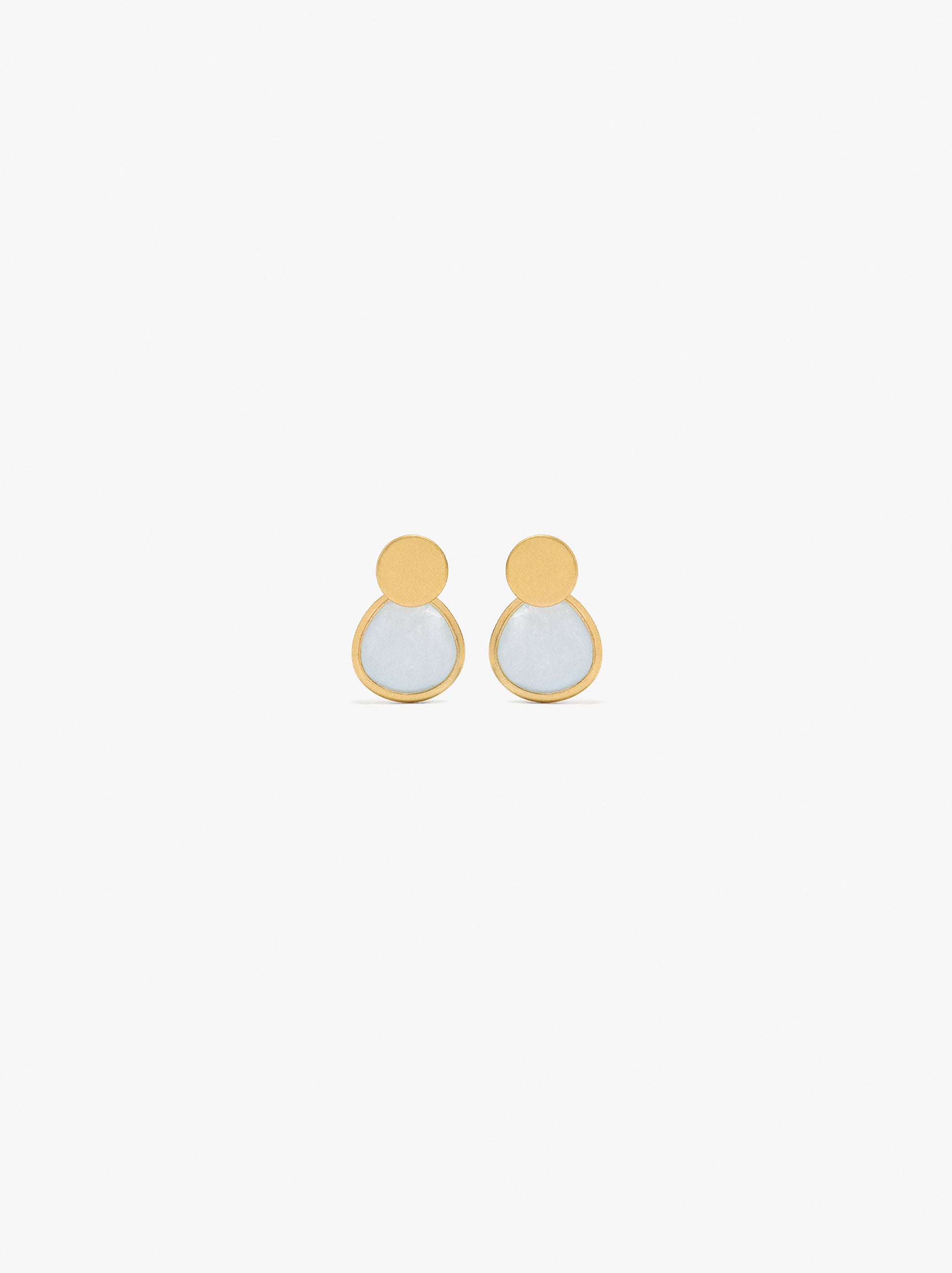 Pendientes Ear Jacket Con Piedra