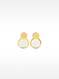 Pendientes Ear Jacket Con Vidrio