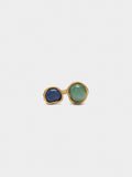 Anillo Irregular Con Piedras
