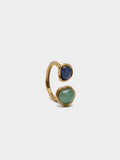 Anillo Irregular Con Piedras