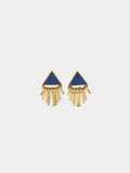 Pendientes Triangulares Con Piedra