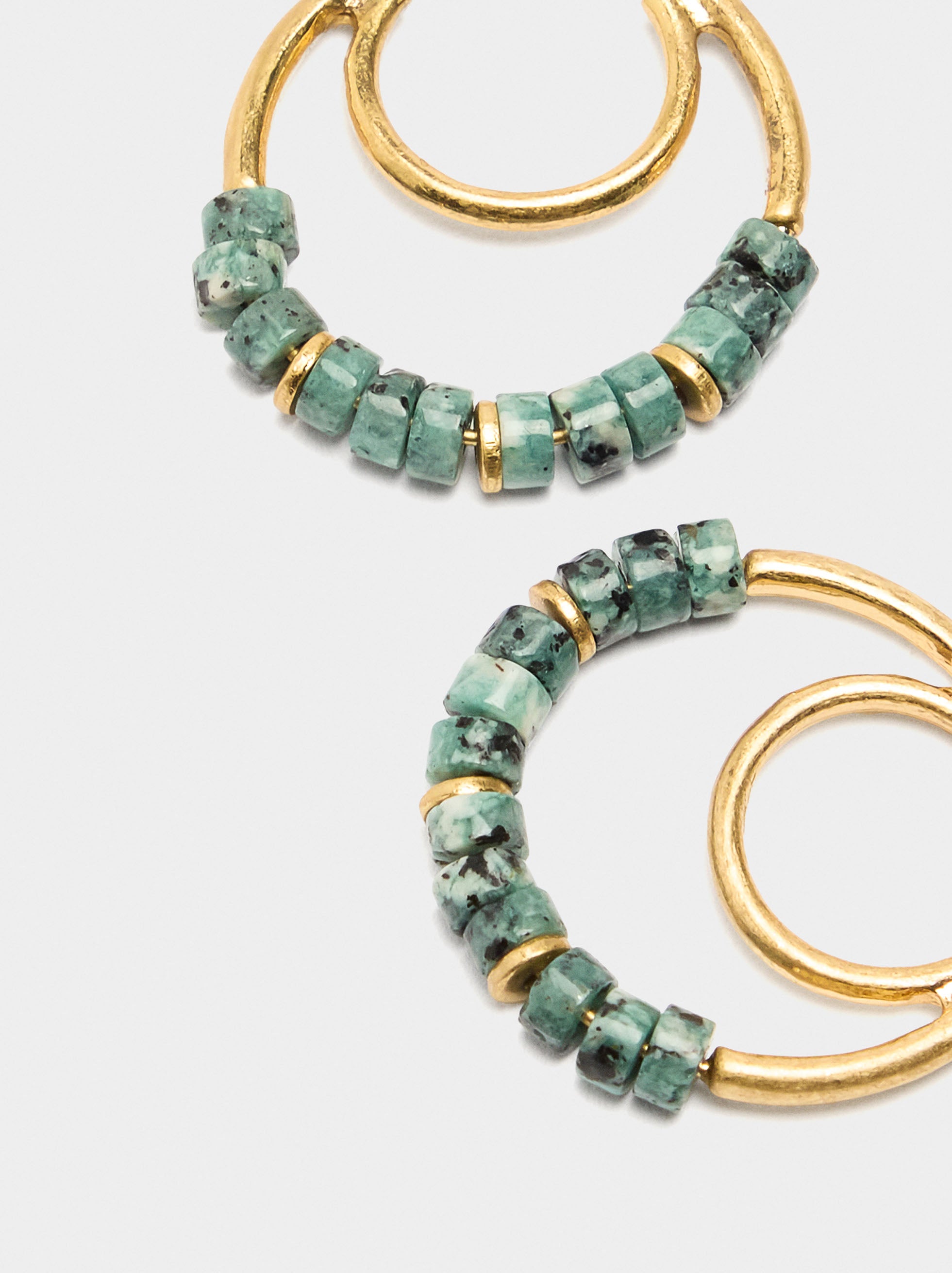 Aros Medianos Con Piedras