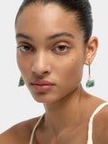Pendientes Barra Con Piedras
