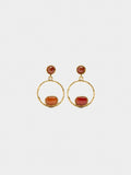 Pendientes Largos Con Piedras