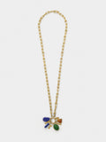 Collar De Eslabones Colgante De Piedras