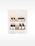 Set De Pendientes Bicolor