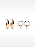 Set De Collar Y Pendientes Bicolor