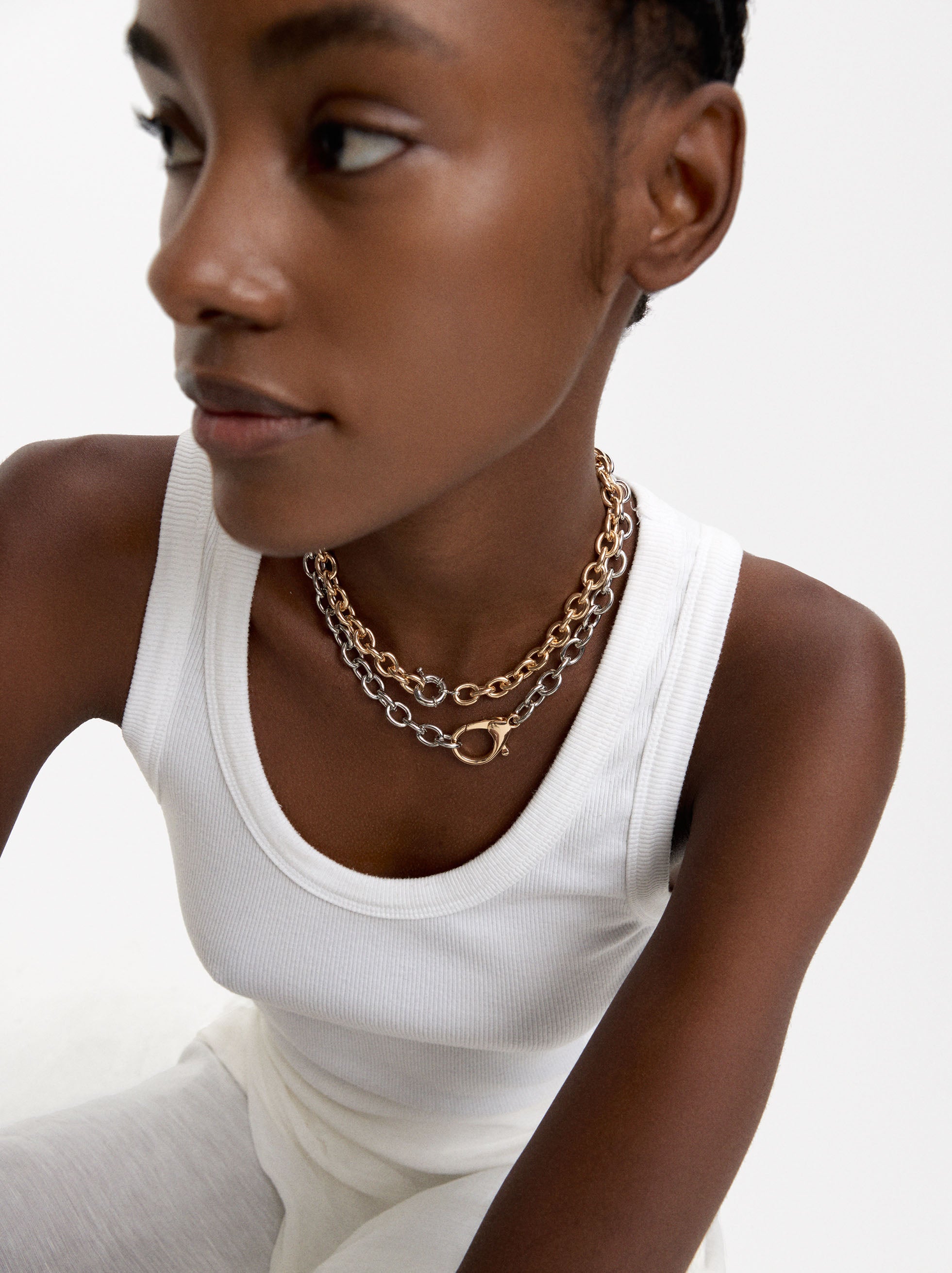 Set De Collares Bicolor