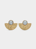 Pendientes Abanico Con Resina