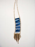 Collar Largo Colgante De Piedra