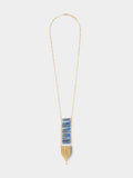 Collar Largo Colgante De Piedra