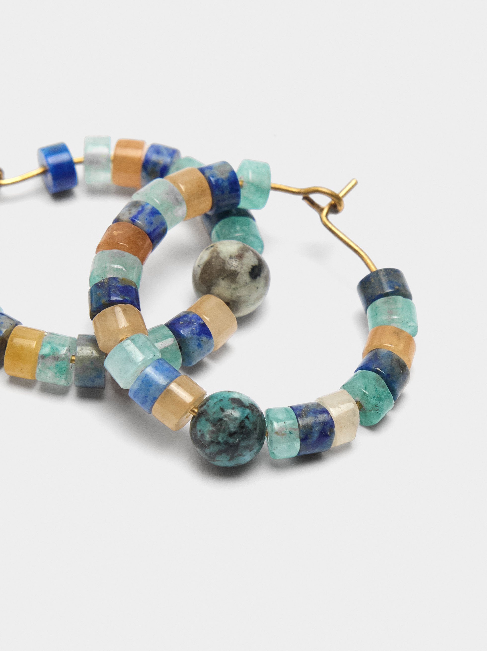 Aros Medianos Con Piedras