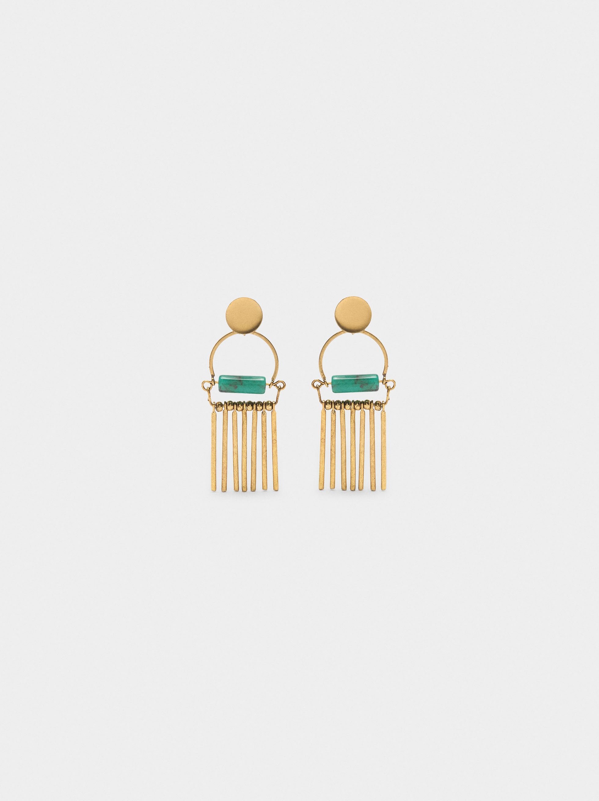 Pendientes Largos Con Barras