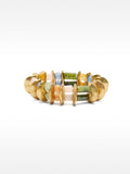 Pulsera Elástica Con Piedras Multicolor