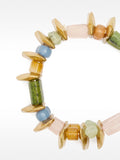 Pulsera Elástica Con Piedras Multicolor