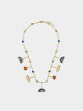 Collar Rígido Con Piedras Multicolor