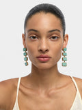Pendientes Largos Con Piedras