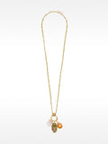 Collar Largo Con Colgantes De Piedra