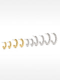 Set De Aros Trenzados