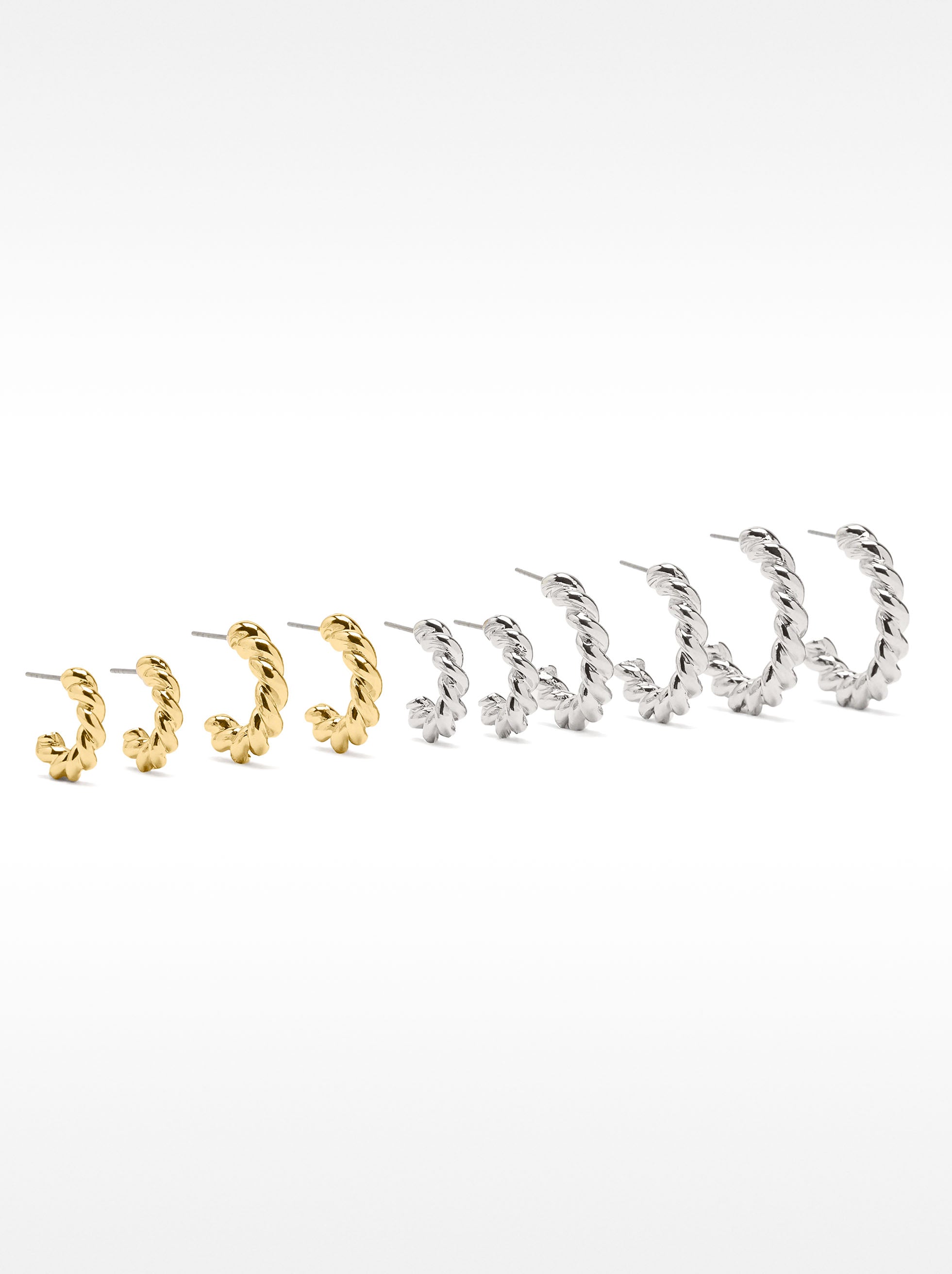 Set De Aros Trenzados