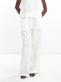 Pantalón Mezcla De Lino Con Lyocell