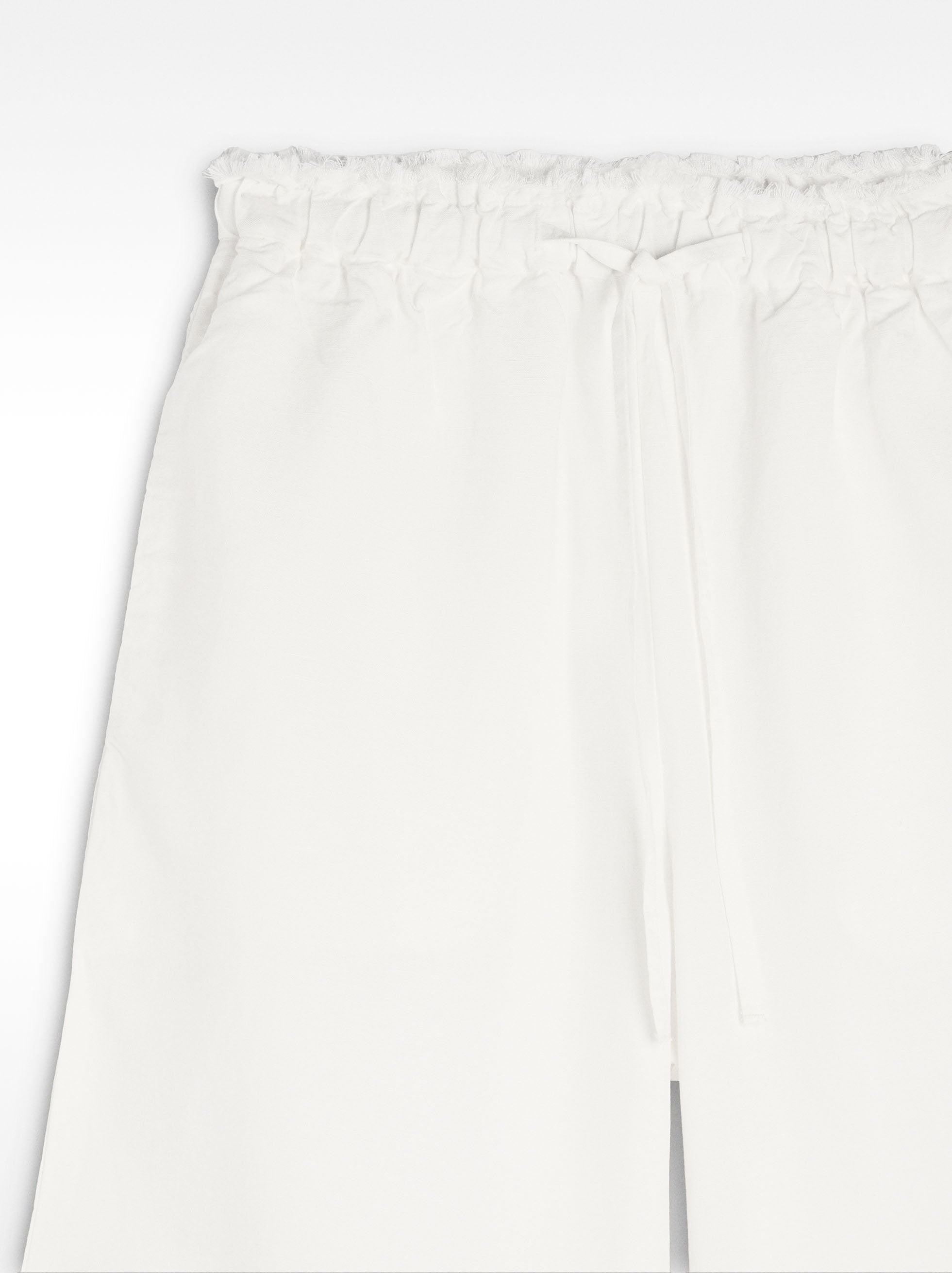 Pantalón Mezcla De Lino Con Lyocell