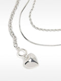Set De Collares Con Colgante De Corazón