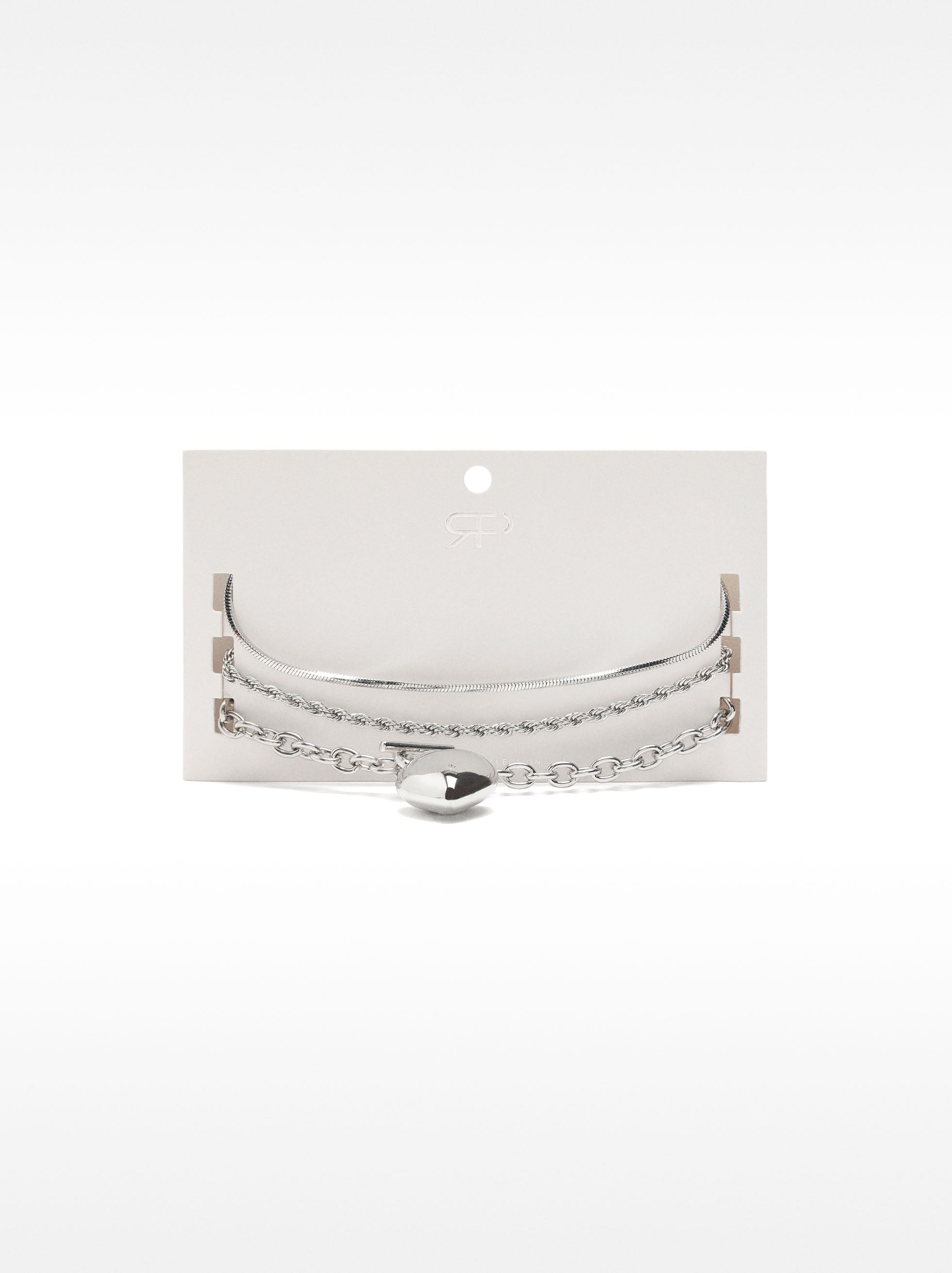 Set De Collares Con Colgante De Corazón