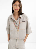Camisa Denim Con Bolsillos