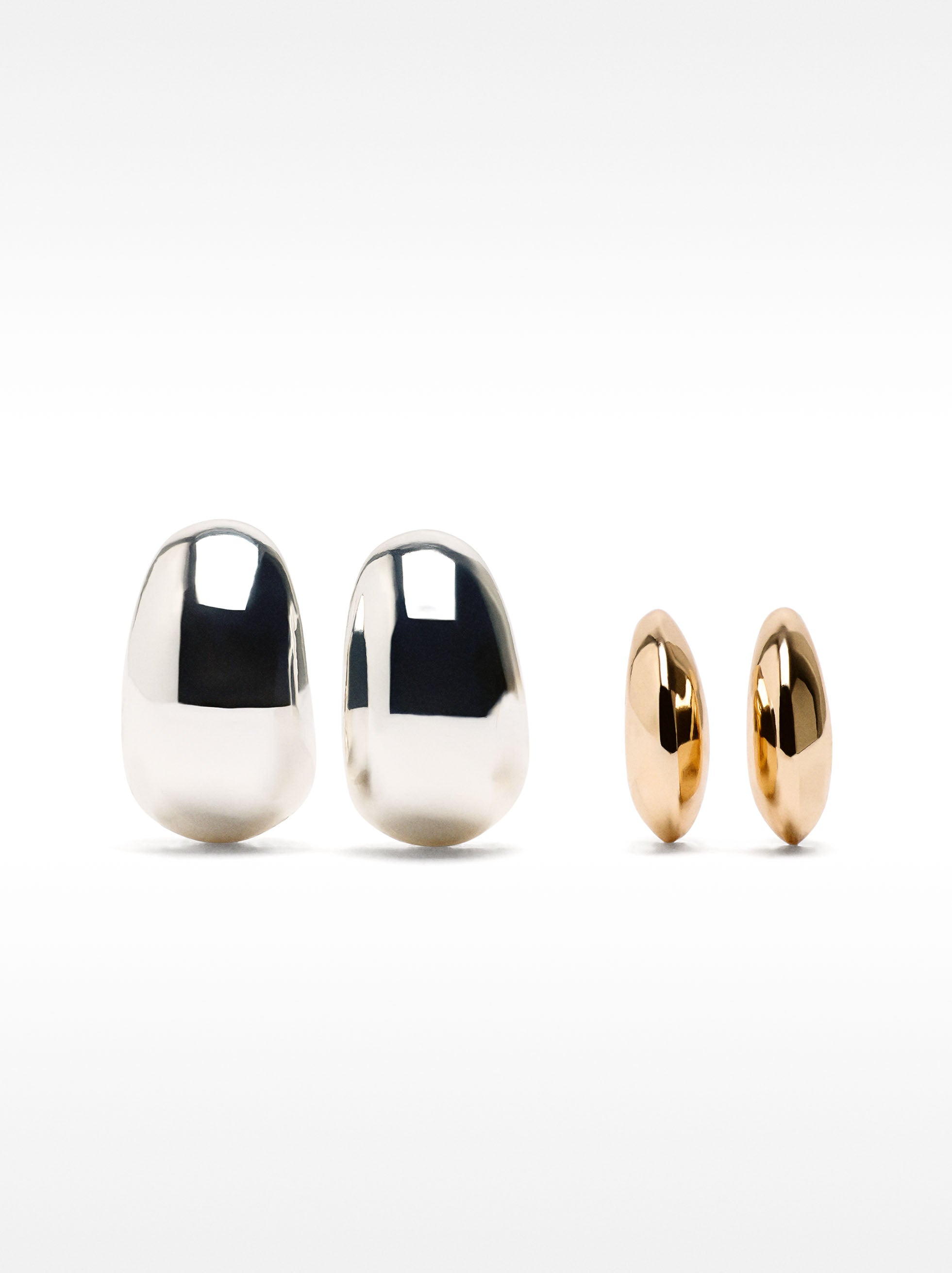Set De Collar Bicolor Con Pendientes