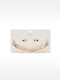 Set De Collar Bicolor Con Pendientes