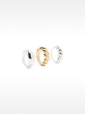 Set De Anillos Bicolor
