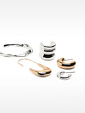 Set De Pendientes Bicolor