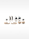 Set De Pendientes Bicolor