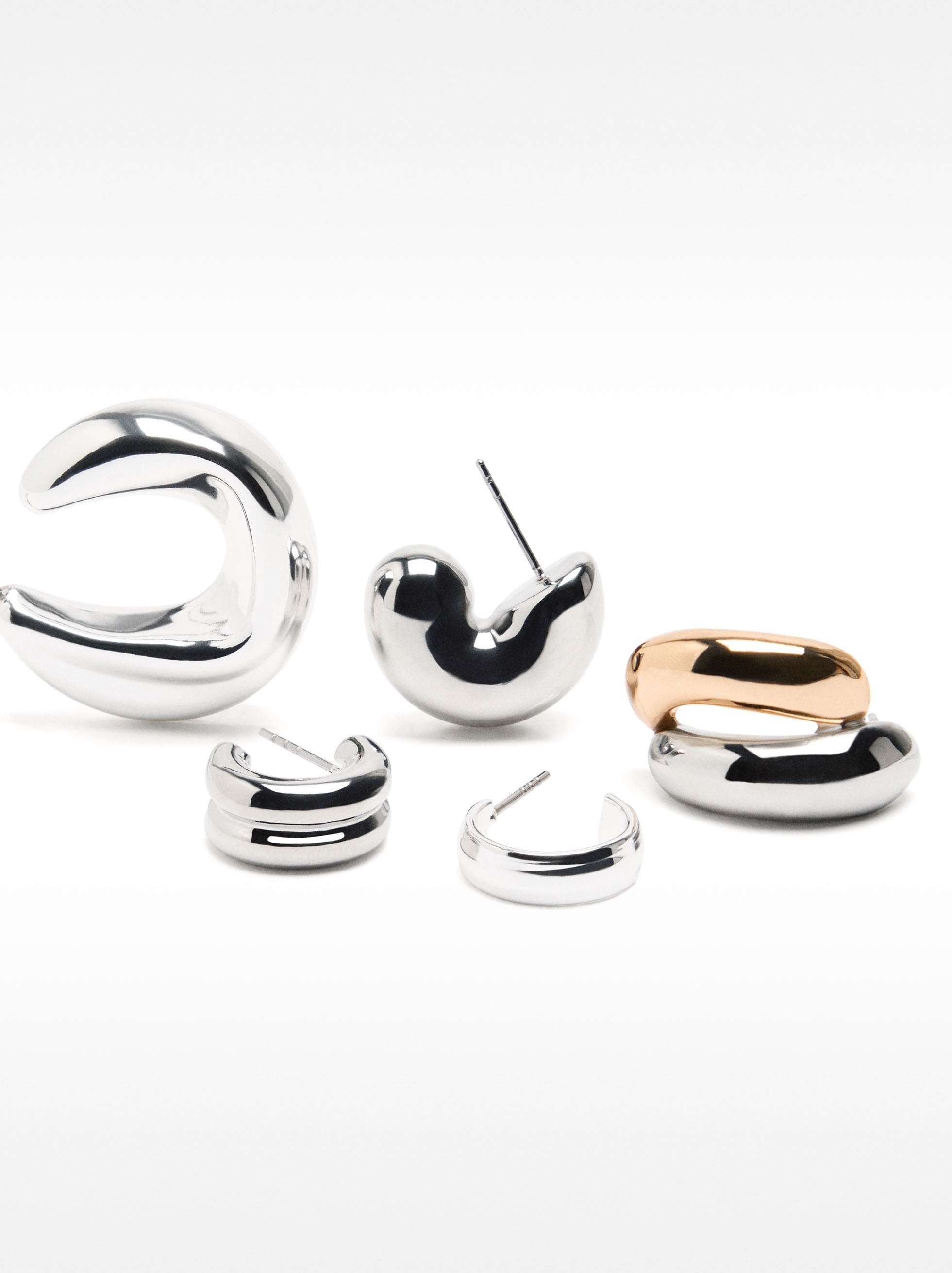 Set De Aros Abiertos Bicolor