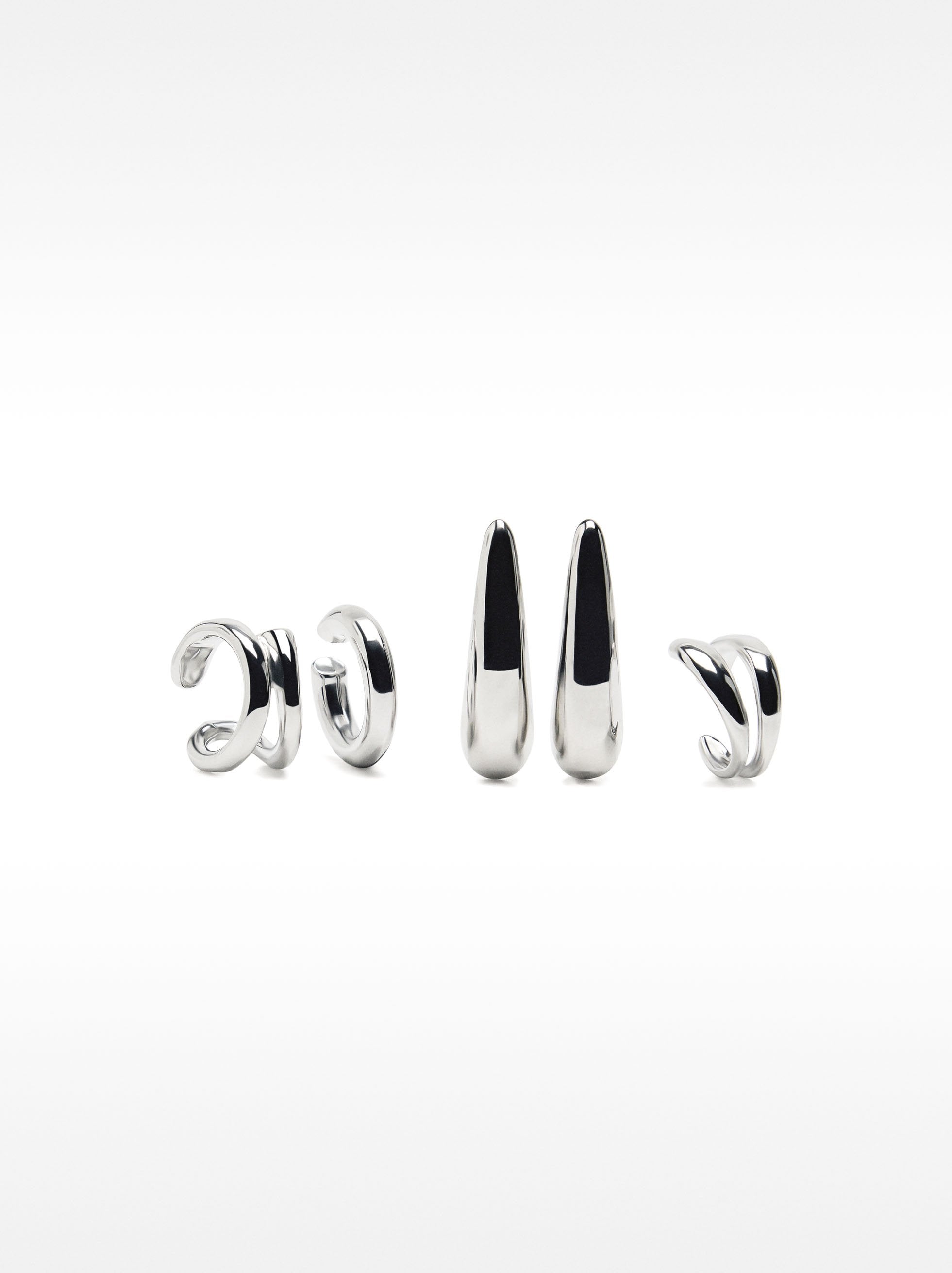 Set De Pendientes Y Earcuffs