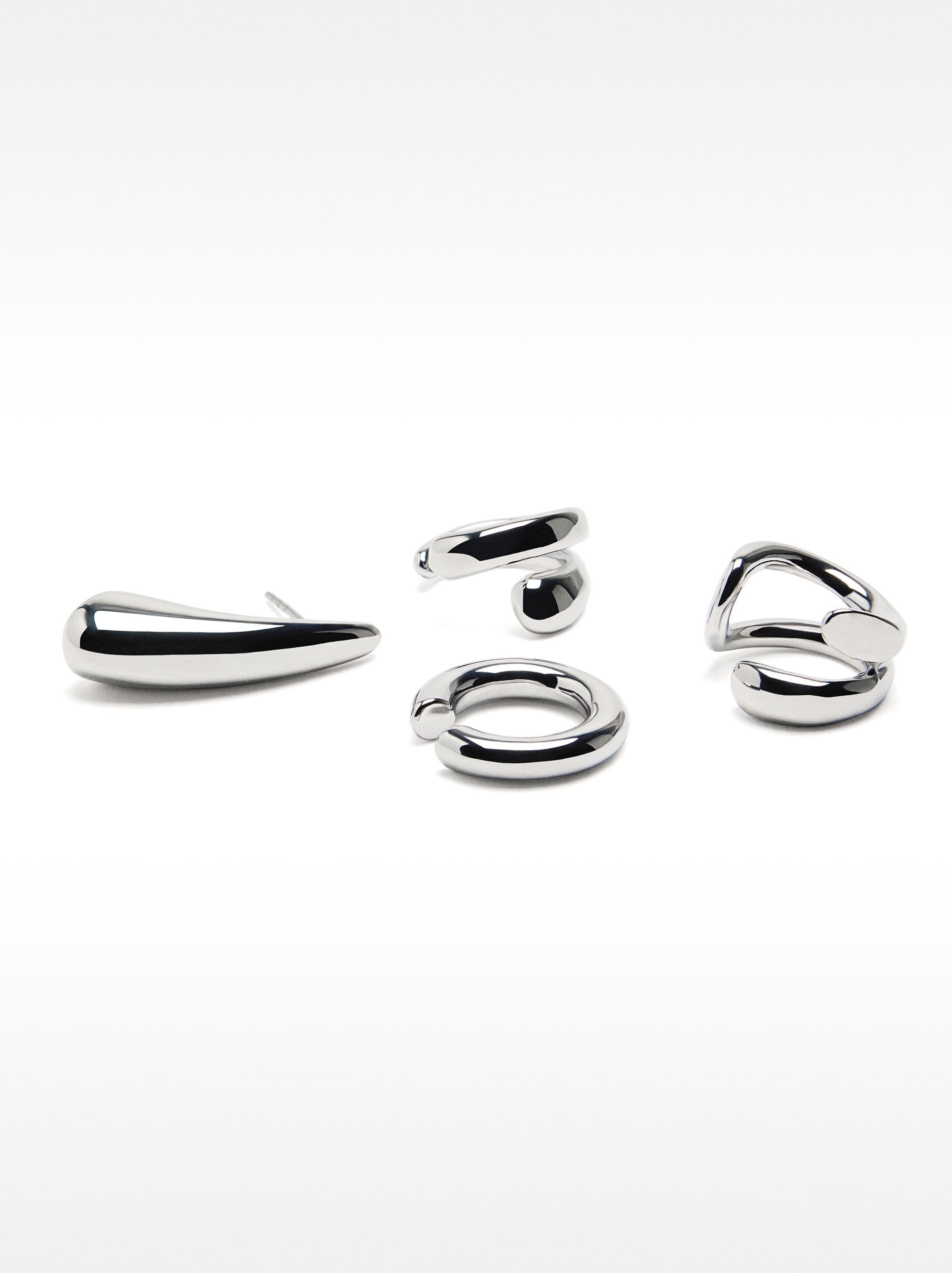 Set De Pendientes Y Earcuffs