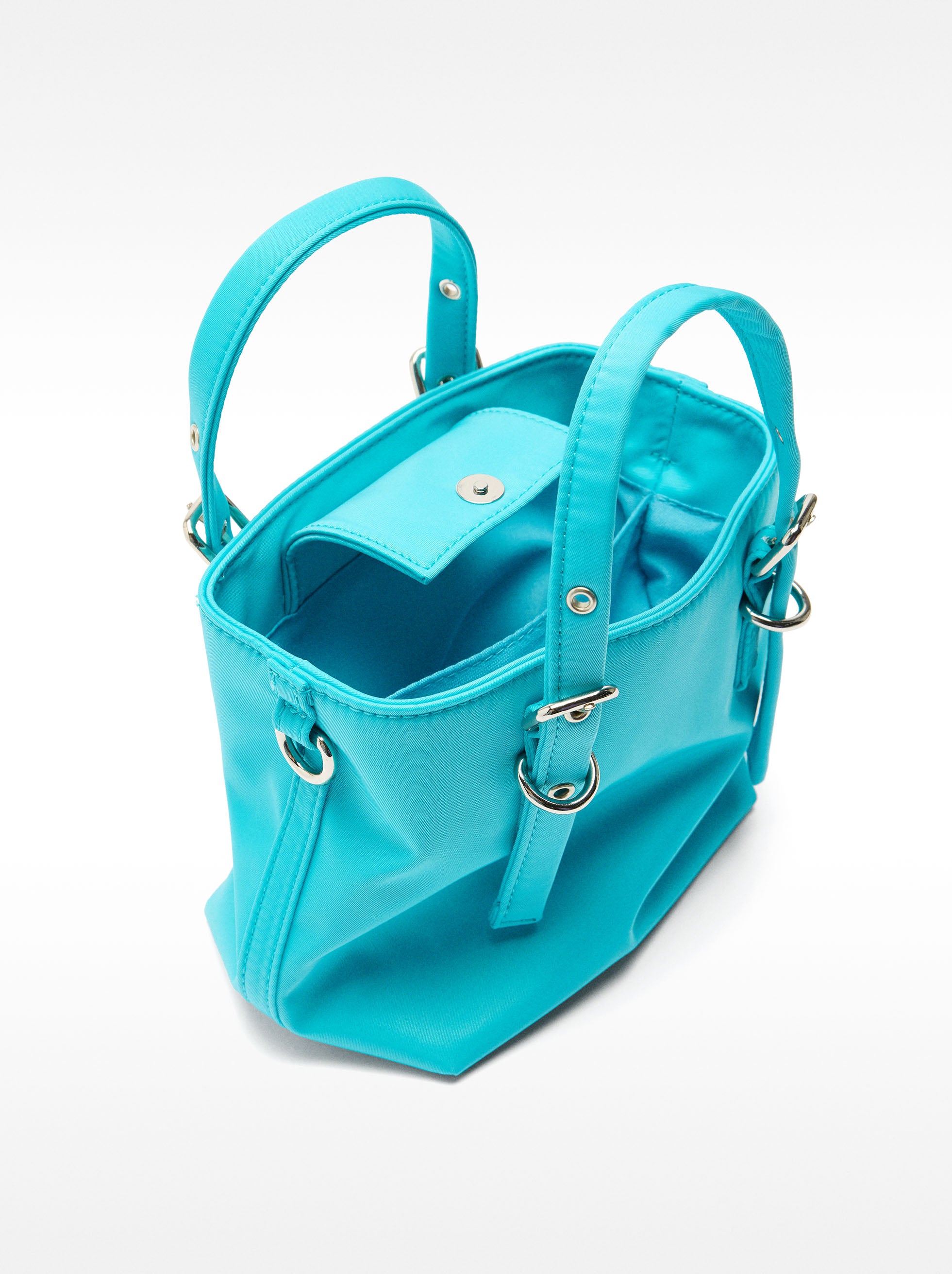 Bolso Tote De Nylon Xs