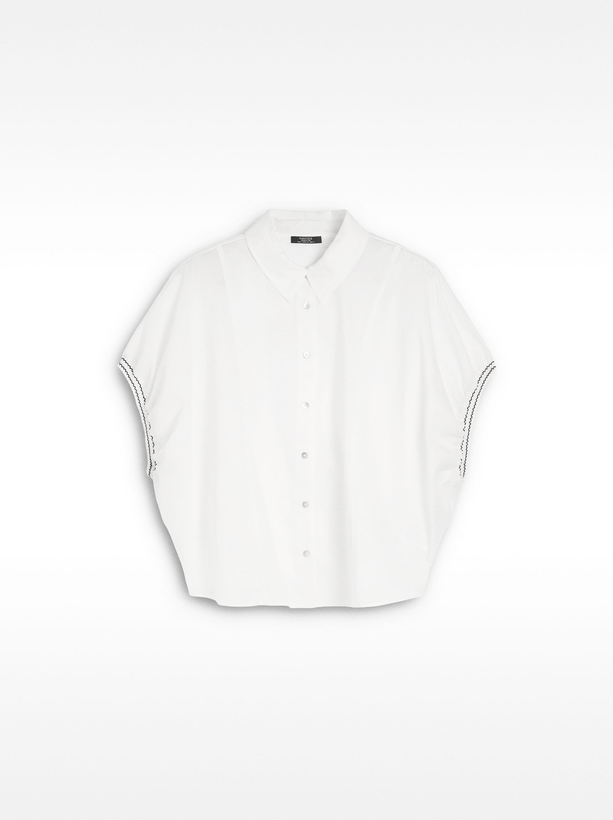 Camisa Manga Caída 100% Algodón