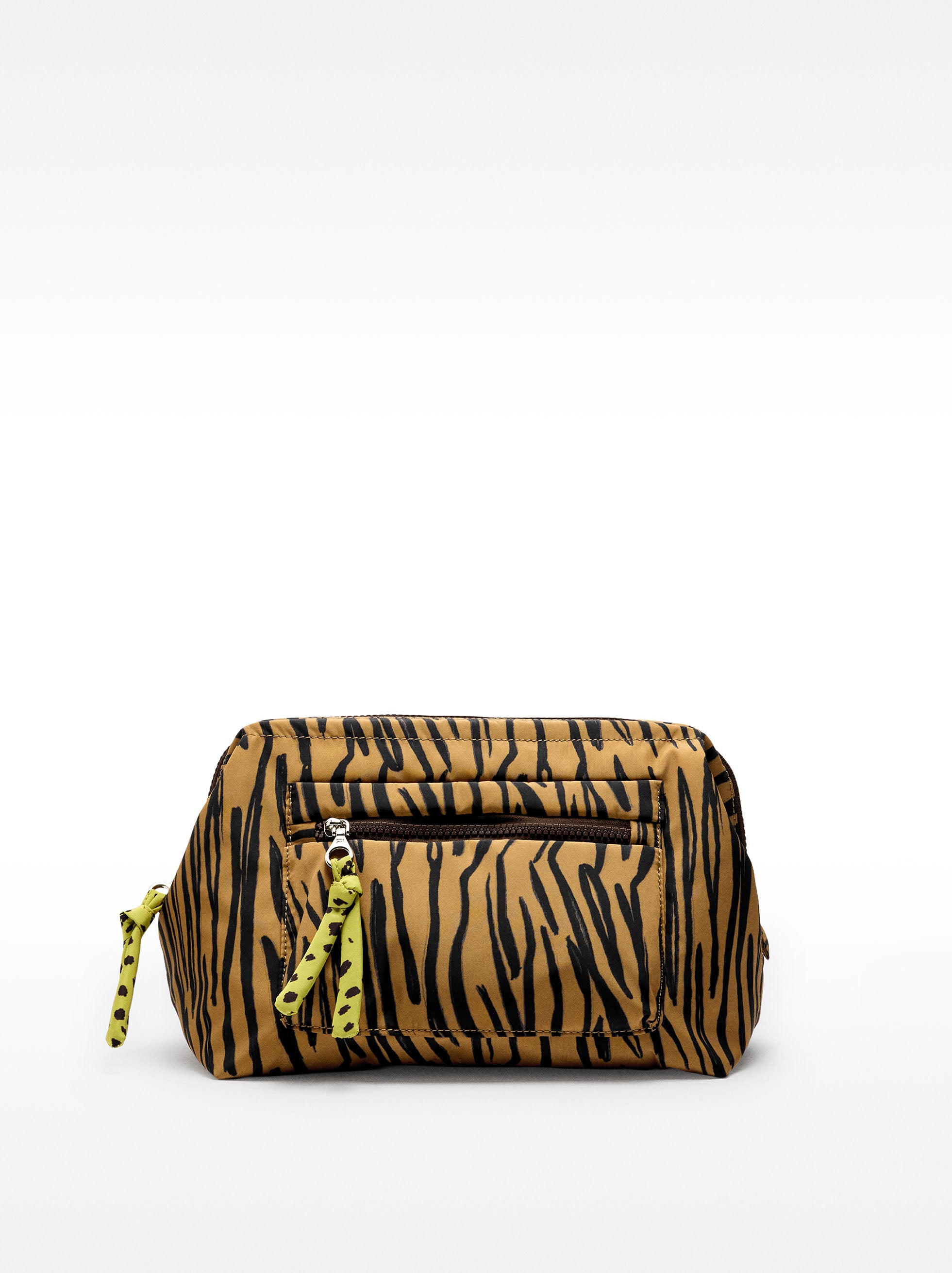 Neceser De Nylon Estampado Animal