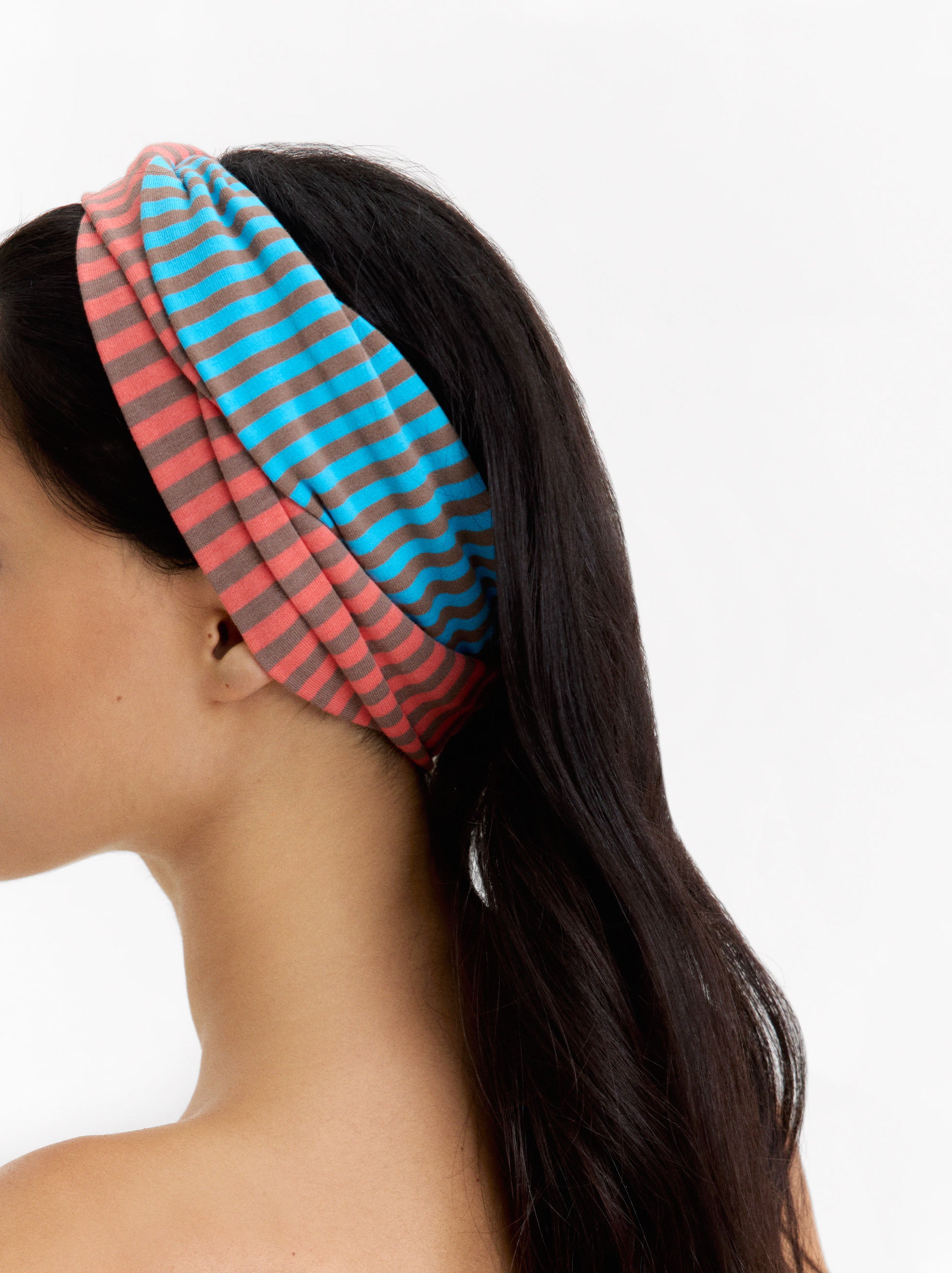 Set De Cintas Anchas Con Rayas