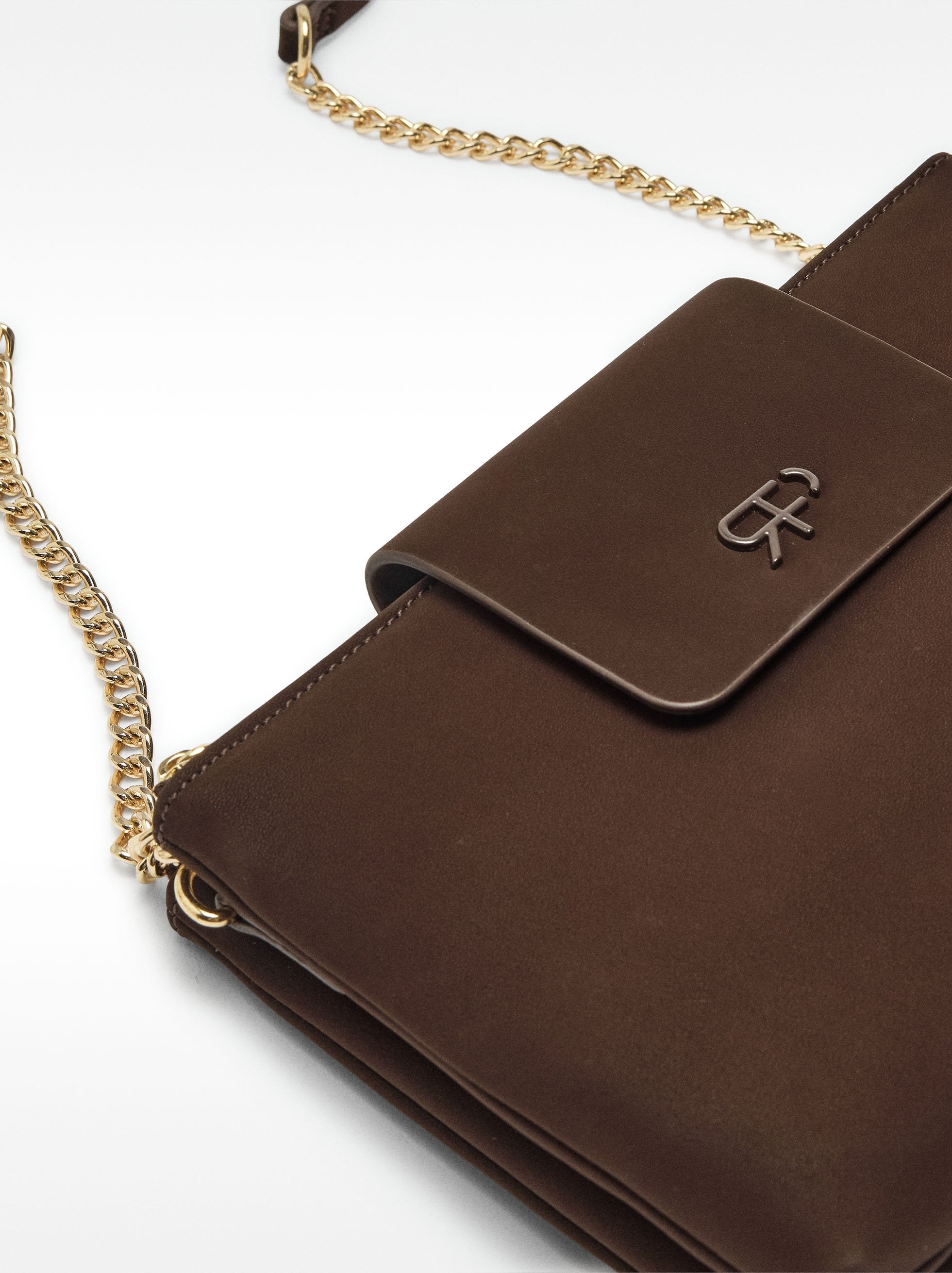 Bolso Bandolera De Textura Suave