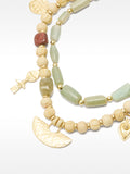 Collar Doble Con Piedras